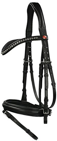 Kieffer Trensenzaum Ultrasoft - schwarz - Vollblut