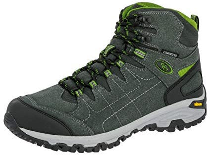 Brütting Unisex Mount Shasta High Trekking-& Wanderstiefel, Anthrazit Grün, 44 EU