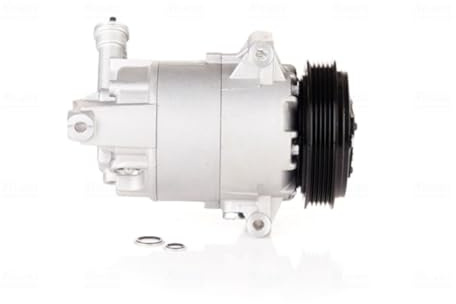 NISSENS 890262 A/C Kompressor für Klimaanlage Klimakompressor mit ID: CVC6 Kältemittel: R134a PAG 46 mit 120mm Riemenscheibe Rillen: 5