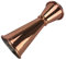 BarBlades Japanese Double Jigger, Spirit Measure, Copper, 25/50ml, Thimble, Measure, Wine, Duel, Shot, Cocktail, Measure cup (2)