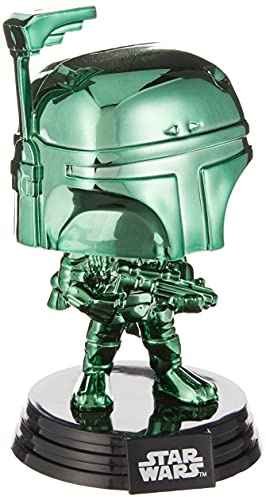 POP Funko Disney: Star Wars - Boba Fett (Green Chrome) Summer Convention, Amazon Exclusive