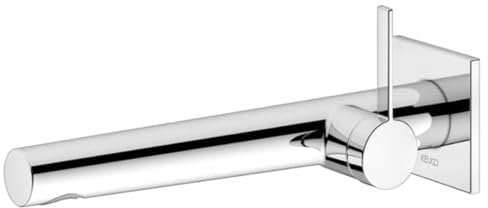 Keuco IXMO Armatur 59516, Einhebel-Waschtischmischer-Fertigset, 265mm, für Unterputz, Rosette eckig, Farbe: Verchromt