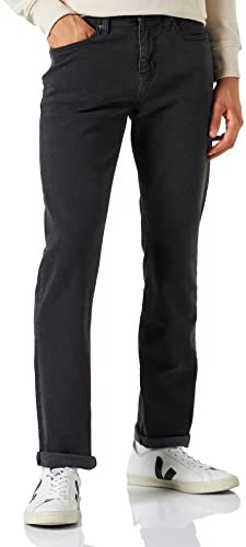 Amazon Essentials Men's Athletic-Fit Stretch Jean, Washed Black, 36W / 30L