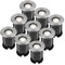 HOFTRONIC - 9er Maisy Terrassen Einbaustrahler GU10 Edelstahl Rund 5 Watt 400 Lumen Boden Licht 6000K Extra Kaltweiß LED Einbauleuchte IP67 Wasserdicht - Dimmbarer Bodeneinbauleuchte außen