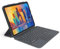 ZAGG Pro Keys Wireless Keyboard with Trackpad and Detachable Case - Compatible with The Apple iPad 10.2(Gen 9,8,7) - Charcoal