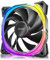 Antec RGB Fans, PC Fans, 5V-3PIN Addressable RGB Fans, 120mm Fan, Motherboard SYNC with 5V-3PIN, Fusion Series Black Single Fan