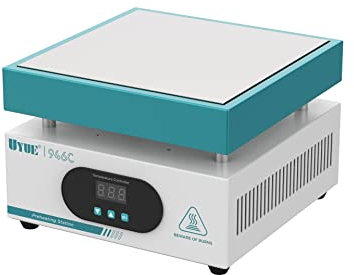 LED Piastra Riscaldante Elettrica Microcomputer, 110 V/220 V Stazione di Preriscaldamento Della Piastra Riscaldante Elettronica Digitale, Per Sostituzione Schermi Telefonici(Standard Europeo 220V)