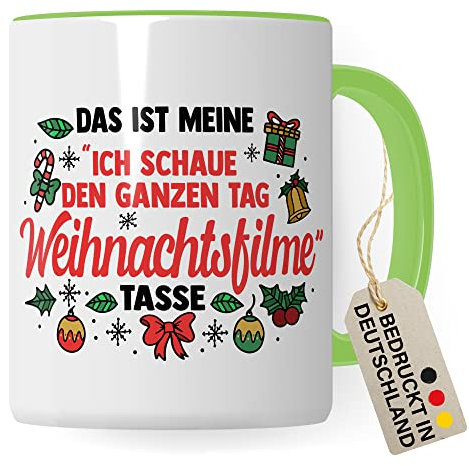 Weihnachten Tasse Weihnachts-Filme Kaffee-Becher Teetasse Christmas Glühweintasse Geschenk Geschenkidee Frohe Weihnachten Winter Kaffeetasse Fest Winter weihnachtlich Advent Freundin Kollegin