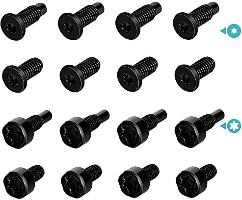 LICQIC Spare Screws for Doorbell, 4 Set /16 Pcs Doorbell Spare Parts (T6 + T15), Replacement Security Screws Compatible with Video Doorbell, Video Doorbell 2 and Pro