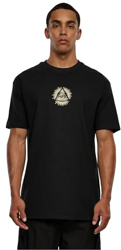 Mister Tee Herren T-Shirt 100% Baumwolle Schwarz 5XL