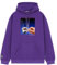 Octopus Felpa con Cappuccio Break Logo Hoodie Viola 2023/24 Milano Originale Garantito (L)