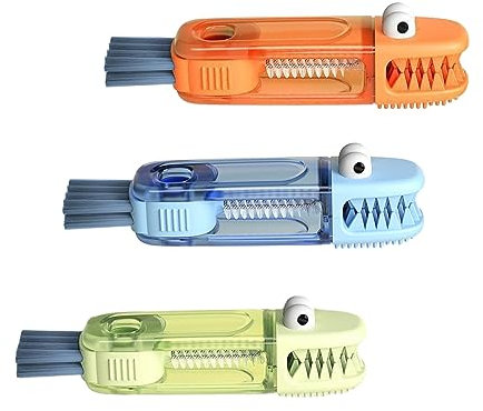 YTOOK 3-in-1 Cup Lid Crevice Cleaning Brush, New Multifunctional Crevice Cleaning Brush for Water Bottle Cover, Portable Bottle Cleaning Brush Tools for Home Kitchen