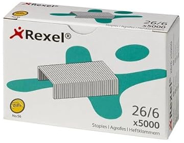 Rexel Nr. 56 Heftklammern, 6 mm, 06025, 5000 Stück