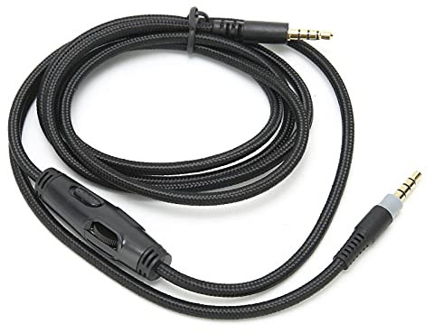Câble de Casque avec Contrôle du Volume, Fil de Cuivre OFC Plug and Play Compatible pour Cloud Cloud