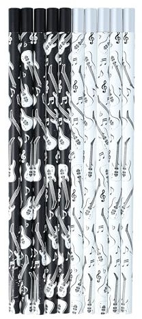 Musikboutique, Bleistifte mit magnetischem Kopf, Instrumente, 10er-Packung (E-Gitarre)