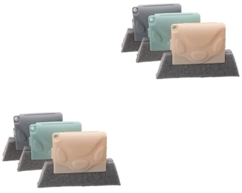 SOLUSTRE 6piezas Cepillos De Limpieza para Ventanas y Ranuras Herramienta Práctica De Limpieza De Juntas y Color Aleatorio