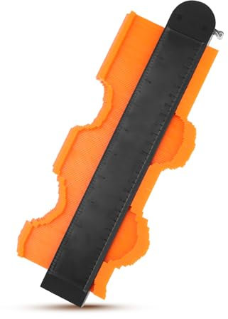 PBUSPU 25cm/10Zoll Replicatore Duplicatore di Contorno, Cattura e Trasferisce Senza Sforzo i Contorni per il Taglio di Moquette, Righello Contorno, Profilometro Attrezzi per Piastrelle/Pavimento