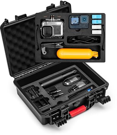Tomat Custodia rigida per GoPro Hero 13/12, impermeabile, da viaggio, edizione Creator, Volta/Media Mod, antiurto, per accessori GoPro Hero 13 11