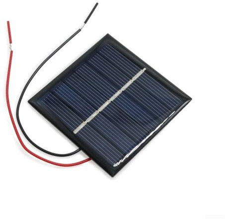 Mini panneau solaire FACULX 2–3 V 0,4 W 60 x 60 mm polycristallin mini panneau solaire portable escalade chargeur de voyage rapide pour camping, randonnée, activités de plein air