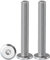 Drenky Viti a Testa Piatta con Esagono Incassato, 20 Pezzi Vite Testa Piatta M6 Viti Di Connessione Per Mobili M6 X 50 mm Acciaio Inox A2 V2A, Filettatura Completa, Viti a Macchina