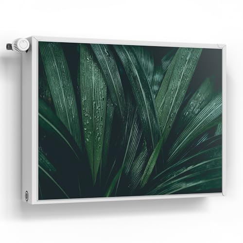 DEQORI Magnetfolie für Heizung 80x60 cm | Motiv Tropisches Flüstern | dekorative Magnetmatte Heizkörper Schutz Verkleidung | Magnet Deko-Folie selbstklebend, magnetisch & wasserabweisend
