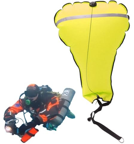 puzzlegame Scuba-Bergungs-Hebesack, Tauch-Hebesack - Hochsichtbare Tauch-Sicherheitstasche, Sicherheits-Auftriebstasche | Mehrzweck-Tauchzubehör-Tauchhebesack zum Unterwassertauchen und Schnorcheln