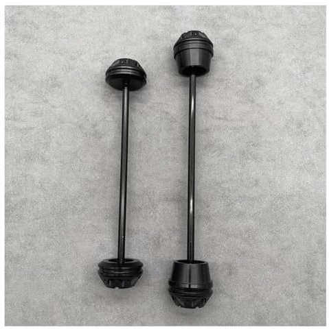 DZST Protezione Anticaduta Slider per ASSE Anteriore E Posteriore per Moto Protezione Forcella Kit Tampone Antiurto per MT07 FZ07 MT-07 per Tracer XSR700 2017-2020 Tamponi Paratelaio Moto(Nero)