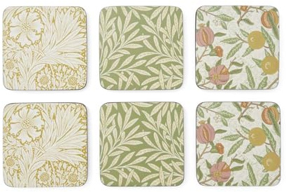 Spode Simply Mixed Coasters - Set of 6