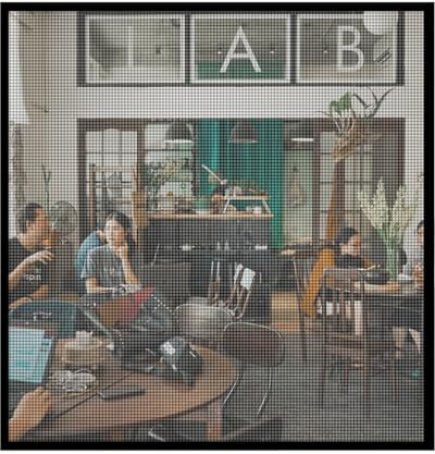 Zanzariera per finestra – 90 x 100 cm con velcro autoadesivo – rete per mosche senza fori