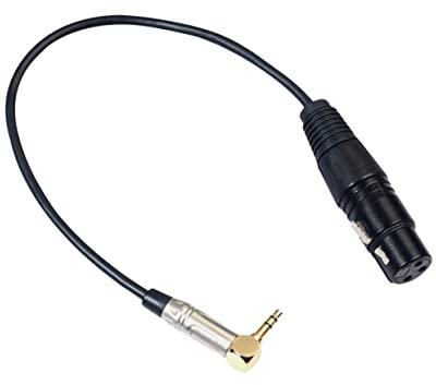 BESPORTBLE 90grad Xlr-audioadapter Mit -winkel Kupferkabel Goldkontakt Mikrofonkabel Universal Kompatibel Robuste Verbindung