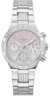 Guess Harlow GW0950L1 Montre bracelet pour femme en acier inoxydable argenté