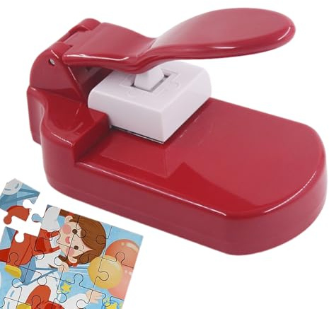 Puzzle Cutter Machine - 10 Paper Jigsaw Puzzles Maker Compact Photo Cutter Arts Crafts Tool DIY Puzzles Piece Creator | Home Use Picture Puzzle Making Machine for Creative Hobby Projects