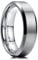 King Will Silver Promise 6MM Wedding Band For Men Tungsten Carbide Ring Comfort Fit Beveled Edges 9