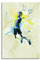 Paul Sinus Art Badminton 90x60cm SPORTBILDER Splash Art Wandbild Aquarell Art