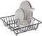 simplywire – Escurreplatos Cuadrado – Bandeja de Secado de Platos – Negro
