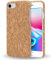 NALIA Kork Hülle kompatibel mit iPhone SE 2022 / SE 2020/8 / 7, Natur-Holz Hardcase Cover Muster Schutzhülle Dünn, Holzhülle Handy-Tasche Cork Case Backcover Handyhülle, Motiv:Light Cork Pattern