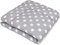 Swaddyl ® Baby Krabbeldecke Sterne Grau - Kuscheldecke, Spieldecke, Laufgittereinlage 100x100 groß gepolstert (100x100)