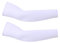 YSLJW Mangas Brazo, Enfriamiento De Protección Manga Protectora Solar para Mujer Hombre Manguitos Ciclismo (38x12.5cm,Blanco)