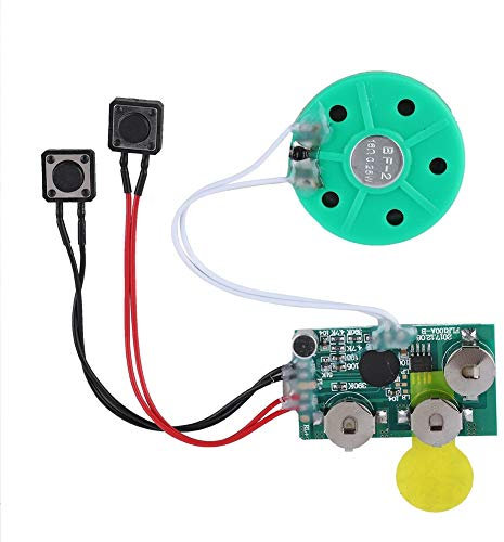 DIY Grußkartenmodul Chip 60 Sekunden Beschreibbares Sprach Sound Chip Modul für Geschenkboxen, Einladungen, Handgefertigte Produkte (Schleife)
