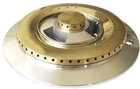 GRILLJOB BBQ Grill Side Burner Head Replacement Parts for Single and Double Side Burner from Blaze, Sunstone, Summerset, Jenn Air Use with Both LP & NG Gas