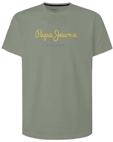 Pepe Jeans Herren Eggo N T-Shirt, Green (Palm Green), XL
