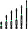 6pcs Magnetic Screwdriver Bit Set, Ph2 Magnetic Screwdriver Bit Set Anti-Slip Screw Extractor Cross Slot Screwdriver for Electric Screwdriver Impact Drill, Length 25-150mm