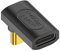 SHUBEIEUMI USB C Winkelstecker 90 Grad, USB C Stecker auf Buchse, USB 4.0 40Gbps 240W Datenübertragung, USB C 8K HD OTG Adapter für Steam Deck, Laptop, Tablet, Handy usw