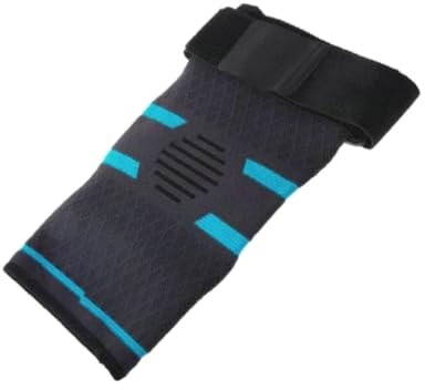 GUTEINTE Fascia Elastica Sportiva Compressione Ginocchio, Supporto per Legamenti Menisco con Vecro Regolabile, Sollievo dal Dolore, per Corsa, Pallavolo, Calcio, Sport (1, S)