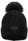 UGG Damen Cable Beanie mit Bommel, Schwarz, Einheitsgröße