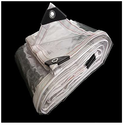 WXQTM pour Toutes Les Saisons，Clair Bâche ，pour Balcons, Espaces Extérieurs, Jardins, Serres，Anti-déchirure ，métal Transparent ，Anti-Âge ，Heavy Duty (2Mx3M)