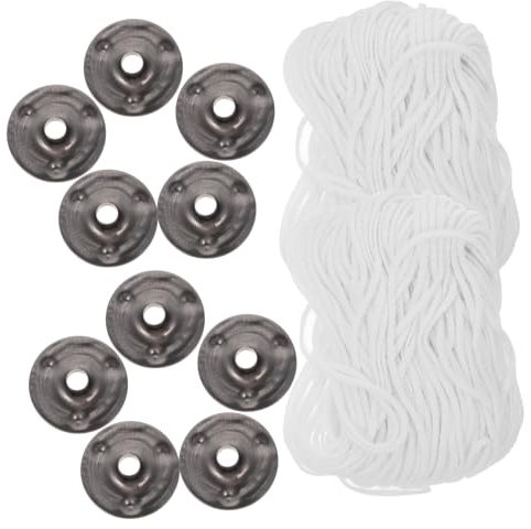 Generico 1 Set di porta per candele stoppini in cotone per candele fai da te candele fai-da-te stoppini per candele parti per la fabbricazione di candele