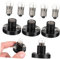 GALPADA 5 Pièces E10 Porte-vis Classe Enfants Ajuster Prises enseigner Lampe de Poche Lampe Torche Instruments d'enseignement Scolaire Support de Lampe à vis e10 Ampoule e10 Plastique Noir
