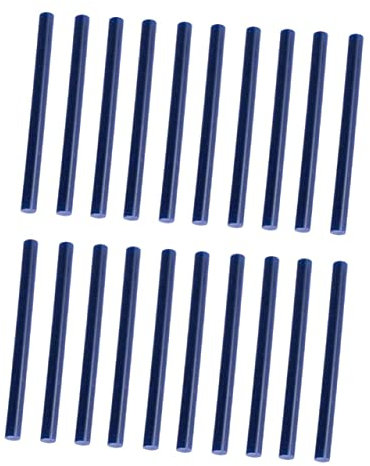 Healifty 20pcs Purpose Glue Sticks Hot Melt Adhesive Rods Pack for Plastics Toys Ornaments Odor