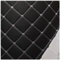 Kunstleder PVC Leder Polster Stoff Lederkonzept Polsterstoff Gesteppt Kaschiert Möbelstoff Dekostoff，Möbel Textil Meterware(Black,1.6x1m)